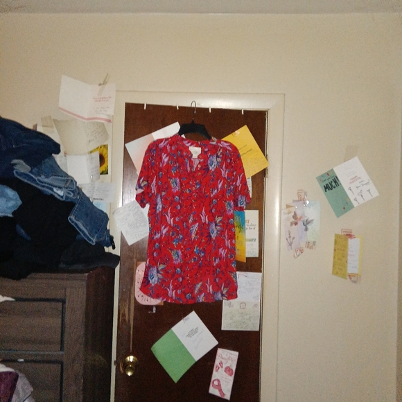 MAEVE by Anthropologie floral Henley - Picture 2 of 7